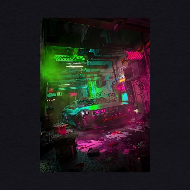 Cyberpunk Alley by skiegraphicstudio